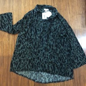 Leopard print tunic